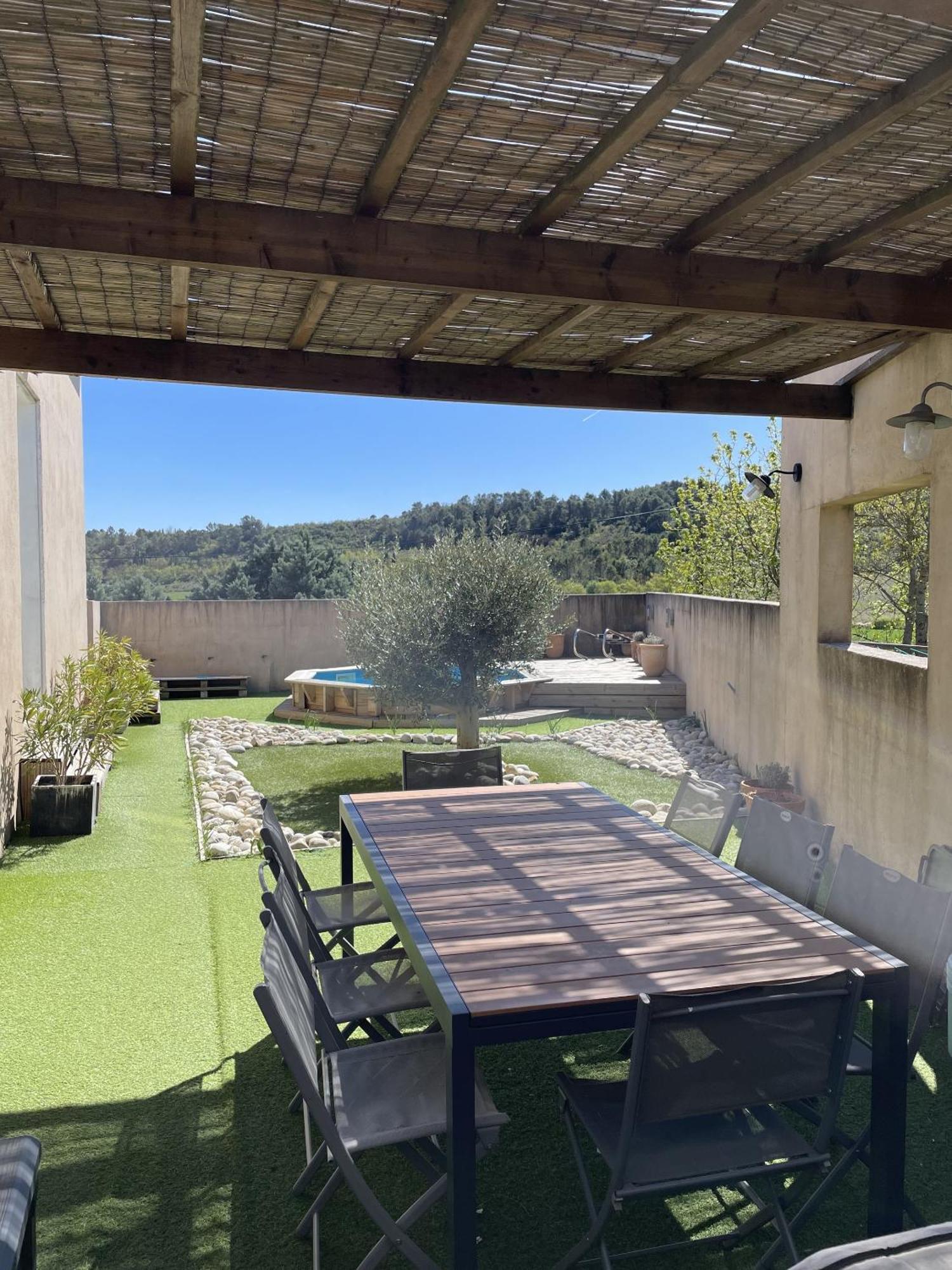 Le Gîte de la Bade Villegailhenc Exterior foto